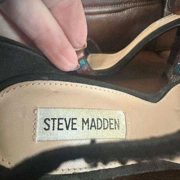 Steve Madden Multicolor Strappy Heels - Picture 4 of 6